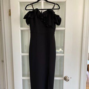 Shoshanna - Off the Shoulder Black Dress
